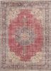 vintage red and orange wool hand knotted Rug - HeadShot vintage red and orange wool hand knotted Rug - HeadShot