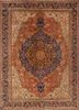 aalam red and orange wool hand knotted Rug - HeadShot aalam red and orange wool hand knotted Rug - HeadShot