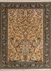 aalam gold wool hand knotted Rug - HeadShot aalam gold wool hand knotted Rug - HeadShot