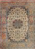 gulmarg gold wool and silk hand knotted Rug - HeadShot gulmarg gold wool and silk hand knotted Rug - HeadShot