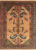 aalam gold wool hand knotted Rug - HeadShot aalam gold wool hand knotted Rug - HeadShot