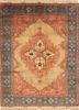 aalam gold wool hand knotted Rug - HeadShot aalam gold wool hand knotted Rug - HeadShot