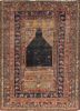 aalam grey and black wool hand knotted Rug - HeadShot aalam grey and black wool hand knotted Rug - HeadShot