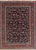 aalam blue wool hand knotted Rug - HeadShot aalam blue wool hand knotted Rug - HeadShot