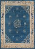 pechino blue wool hand knotted Rug - HeadShot pechino blue wool hand knotted Rug - HeadShot