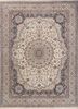 aalam ivory wool hand knotted Rug - HeadShot aalam ivory wool hand knotted Rug - HeadShot