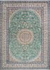 aalam green wool hand knotted Rug - HeadShot aalam green wool hand knotted Rug - HeadShot