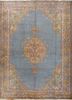 aalam grey and black wool hand knotted Rug - HeadShot aalam grey and black wool hand knotted Rug - HeadShot