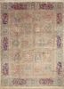 aalam pink and purple wool hand knotted Rug - HeadShot aalam pink and purple wool hand knotted Rug - HeadShot