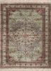 gulmarg green silk hand knotted Rug - HeadShot gulmarg green silk hand knotted Rug - HeadShot