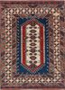 kiaan blue wool hand knotted Rug - HeadShot kiaan blue wool hand knotted Rug - HeadShot