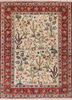 aalam beige and brown wool hand knotted Rug - HeadShot aalam beige and brown wool hand knotted Rug - HeadShot