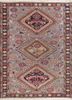 kiaan blue wool and silk hand knotted Rug - HeadShot kiaan blue wool and silk hand knotted Rug - HeadShot
