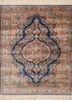 gulmarg blue silk hand knotted Rug - HeadShot gulmarg blue silk hand knotted Rug - HeadShot