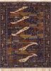 kiaan blue wool hand knotted Rug - HeadShot kiaan blue wool hand knotted Rug - HeadShot