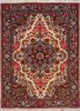 aalam red and orange wool hand knotted Rug - HeadShot aalam red and orange wool hand knotted Rug - HeadShot