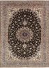 aalam ivory wool and silk hand knotted Rug - HeadShot aalam ivory wool and silk hand knotted Rug - HeadShot