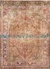 aalam pink and purple wool hand knotted Rug - HeadShot aalam pink and purple wool hand knotted Rug - HeadShot