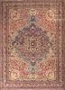 aalam pink and purple wool hand knotted Rug - HeadShot aalam pink and purple wool hand knotted Rug - HeadShot