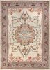 aalam beige and brown wool hand knotted Rug - HeadShot aalam beige and brown wool hand knotted Rug - HeadShot