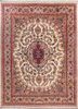 aalam red and orange wool hand knotted Rug - HeadShot aalam red and orange wool hand knotted Rug - HeadShot