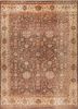 aalam red and orange wool hand knotted Rug - HeadShot aalam red and orange wool hand knotted Rug - HeadShot