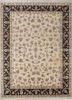 aurora beige and brown wool hand knotted Rug - HeadShot aurora beige and brown wool hand knotted Rug - HeadShot
