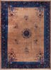 pechino beige and brown wool hand knotted Rug - HeadShot pechino beige and brown wool hand knotted Rug - HeadShot