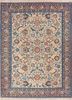 aalam gold wool hand knotted Rug - HeadShot