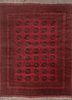 kiaan red and orange wool hand knotted Rug - HeadShot kiaan red and orange wool hand knotted Rug - HeadShot