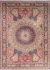 aalam blue wool hand knotted Rug - HeadShot aalam blue wool hand knotted Rug - HeadShot
