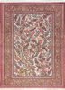 aalam pink and purple wool hand knotted Rug - HeadShot