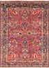 aalam red and orange wool hand knotted Rug - HeadShot aalam red and orange wool hand knotted Rug - HeadShot