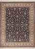 gulmarg blue silk hand knotted Rug - HeadShot gulmarg blue silk hand knotted Rug - HeadShot