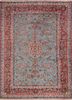 aalam red and orange wool hand knotted Rug - HeadShot aalam red and orange wool hand knotted Rug - HeadShot