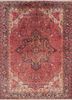 aalam pink and purple wool hand knotted Rug - HeadShot aalam pink and purple wool hand knotted Rug - HeadShot