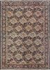 aalam blue wool hand knotted Rug - HeadShot aalam blue wool hand knotted Rug - HeadShot