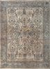 aalam blue wool hand knotted Rug - HeadShot aalam blue wool hand knotted Rug - HeadShot
