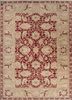 aalam red and orange wool hand knotted Rug - HeadShot aalam red and orange wool hand knotted Rug - HeadShot