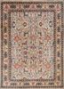 aalam red and orange wool hand knotted Rug - HeadShot aalam red and orange wool hand knotted Rug - HeadShot