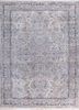 aalam blue wool hand knotted Rug - HeadShot aalam blue wool hand knotted Rug - HeadShot