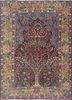 aalam blue wool hand knotted Rug - HeadShot aalam blue wool hand knotted Rug - HeadShot