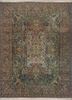 aalam green wool hand knotted Rug - HeadShot aalam green wool hand knotted Rug - HeadShot