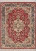 gulmarg red and orange silk hand knotted Rug - HeadShot gulmarg red and orange silk hand knotted Rug - HeadShot