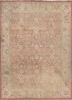 aalam green wool hand knotted Rug - HeadShot