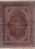 aalam red and orange wool hand knotted Rug - HeadShot aalam red and orange wool hand knotted Rug - HeadShot