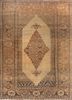 aalam blue wool hand knotted Rug - HeadShot aalam blue wool hand knotted Rug - HeadShot