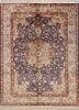 gulmarg blue silk hand knotted Rug - HeadShot gulmarg blue silk hand knotted Rug - HeadShot