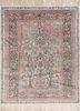 gulmarg pink and purple silk hand knotted Rug - HeadShot gulmarg pink and purple silk hand knotted Rug - HeadShot