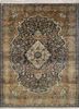 gulmarg blue silk hand knotted Rug - HeadShot gulmarg blue silk hand knotted Rug - HeadShot